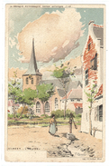 DILBEEK - L' Eglise - Ed. Lith. J. L. Goffart, Bruxelles - Coll. La Belgique Pittoresque - Dilbeek