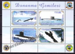 Turquie - Turkey 2004 Yvert 3127- 3130, Battle Ships - Submarines - MNH - Neufs