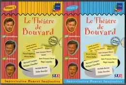 DVD - LOT 2 COFFRETS 2 DVD - LE THÉÂTRE DE BOUVARD SAISON 1 & 2 - MIMIE MATHY / LES NULS /ETC.. - TV-Reeksen En Programma's