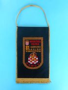 KUMOVI - 81. GARDIJSKA BOJNA VIROVITICA - Croatia Army Larger Pennant Flag Croatie Armee Fanion Kroatien Croazia Croacia - Banderas