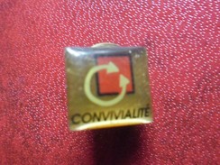 PIN'S EDF Convivialité (voir Le Verso) - EDF GDF