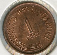 Singapour Singapore 1 Cent 1982 KM 1a - Singapur