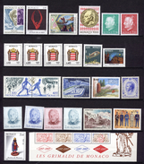 Monaco Lot Timbres Neufs ** MNH Voir Scan Valeur Yvert 2008 = 46,20€ - Lots & Serien