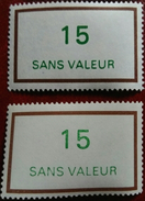 France Fictif N° F218 N** Luxe Gomme D'origine Sans Charnière Ni Trace, Variété 1 Clair Et Foncé. Cote 2017 : 2 E - Fictifs