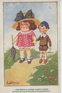 ENFANTS - LITTLE GIRL - MAEDCHEN - Jolie Carte Fantaisie "I'm With A Large Party Here ! " Signée DONALD MC GILL - Mc Gill, Donald