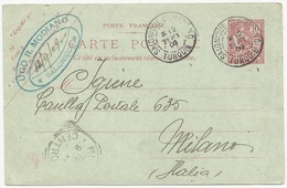 Greece 1909 Thessaloniki - French Post In Salonique During Ottoman Occupation - Modiano Company Stamp - Salonicco