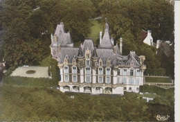 D28 - MONTIGNY - CHATEAU DE MONTIGNY LE GANNELON - VUE AERIENNE - CPSM Grand Format - Montigny-le-Gannelon