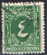 Sello 4 Mils Taxe EGYPT, Egipto 1927, Edifil Num 31 º - Oficiales