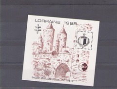 France 1988 BF CNEP N° 9 *  Salon Philatelique De Metz - CNEP