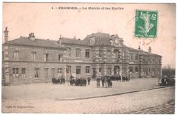 Fresnes - La Mairie & Les écoles - Enfants - !! Un Peu Sale - Fresnes