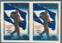 Rare Stamps Of World Cup Soccer Uruguay 1950 - Football Variety Color Brazil. - 1950 – Brasile