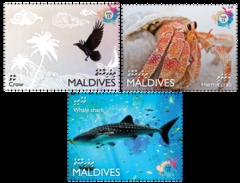 Maldives 2016, Animals, Bird, Crab, Shark, 3val - Crustaceans