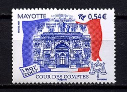 Mayotte ** N° 196 - La Cour Des Comptes - Gebraucht