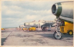 Aviation - Aérodrome - Avion Republic Thunderjet F 84 G Chasseur Bombardier - Belgique - 1946-....: Era Moderna