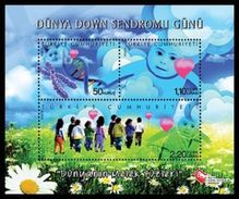 Q406.-. TURKEY / TURQUIA .-. 2013 - MINISHEET .-. WORLD DOWN SYNDROME DAY - Unused Stamps