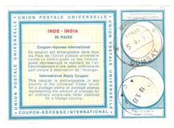 Coupon-réponse 98 Paise Modèle Vienna - Bombay 1971 98 Paise - CRI IRC IAS - Non Classés