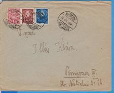 NICE COVER NICE STAMPS COAT OF ARMS ROMANIA 1948 POSTAL HISTORY LUGOJ - Brieven En Documenten