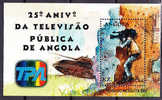 Angola 2001 Yv. BF 92 25th Ann.  Public Television MNH - Angola