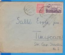 NICE COVER NICE STAMPS KING MICHEL BRIDGE RAILWAY ROMANIA 194? POSTAL HISTORY - Other & Unclassified