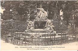 Versailles - Groupe Représentant La France Triomphante - état Neuf - Versailles (Château)