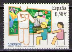 LOTE 1180  ///  ESPAÑA AÑO 2007  HOMENAJE AL MAESTRO  - USADO - Used Stamps