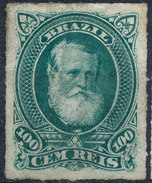 Stamp Brazil 1878  Scott #72 100 Reis Lot#48 - Ungebraucht