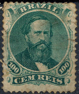 Stamp Brazil 1866  Scott #58 100 Reis Lot#63 - Ungebraucht