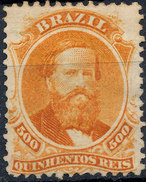 Stamp Brazil 1866  Scott #60 500 Reis Lot#64 - Ungebraucht