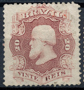 Stamp Brazil 1866  Scott #54 20 Reis Lot#65 - Nuovi