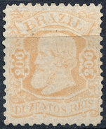 Stamp Brazil 1881  Scott #81 200 Reis Lot#68 - Ongebruikt