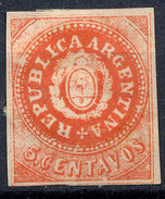 Stamp Argentine Republic 1862-63 5c Mint  Lot#13 - Ongebruikt