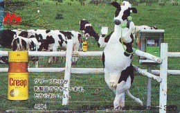 Télécarte JAPON *  * VACHE (693) COW * KOE * BULL * TAUREAU * KUH * PHONECARD JAPAN * TELEFONKARTE * VACA TAURUS - Kühe