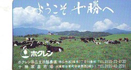 Télécarte JAPON *  * VACHE (698) COW * KOE * BULL * TAUREAU * KUH * PHONECARD JAPAN * TELEFONKARTE * VACA TAURUS - Vacas