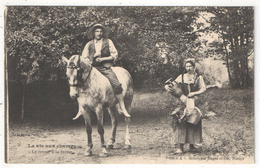 Delcampe - LA VIE AUX CHAMPS - Le Retour à La Ferme - Dugas Série A - Bauernhöfe