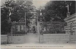 CPA Croix Rouge Red Cross Hopital Auxiliaire Valence écrite Drome - Croix-Rouge