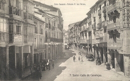 CPA Soria Calle De Canalejas - Soria