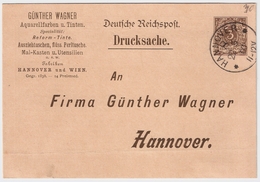 1900, Privat-GA3 Pfg Krone-Adler , Selten ! , #7527 - Briefkaarten