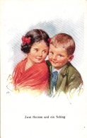 Junge Und Mädchen, Sign. Feiertag, Um 1910/20 - Feiertag, Karl