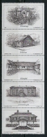 Piotr Naszarkowski. Sweden 1995. Swedish Houses I.  Michel 1869-1873 Blackprint MNH. - Essais & Réimpressions