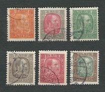 ISLAND 1902 - King Christian XI - Mi:IS 35-36-37-38-39-41 - Prephilately