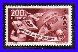 1950 - Saar - Sc. C 12 - MNH - Gran Lujo - Centraje Perfecto - SA-154 - Posta Aerea