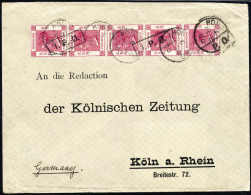 Beleg Doppelfrankatur Amoy/Hongkong: ½ C., Waagr. Paar, 1 C. Senkr. Paar Nebst 2 Und 4 C. Rs. Auf Tadellosem... - Sonstige & Ohne Zuordnung