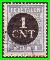 NETHERLANDS/SELLOS DE FRANQUEO INSUFICIENTE/ . NUMERAL STAMPS - INSCRIPTION "TE BETALEN - CENT PORT" - Impuestos