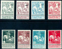 ** Tuberkulose, Tadellos Postfr. Serie, Befund Eichele.Katalogpreis: 300,- (Michel: 81/88II) - Altri & Non Classificati