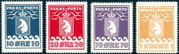 ** 10 Ö.-1 Kr., Zhg. 10 3/4, Tadellos Postfr. Serie.Katalogpreis: 170,- (Michel: 7/11B) - Altri & Non Classificati