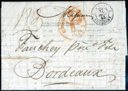 Beleg 1843, London, Unfrankierter Faltbrief Nach Frankreich Mit Transitstempel ANGERS / BOULOGNE. - Sonstige & Ohne Zuordnung