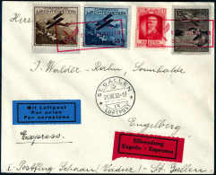 Beleg 1930, Postflug Vaduz - St.Gallen Als Reine Luftpost-Eilsendung Vom 31.8.1930 Nach Engelberg. (Michel:... - Autres & Non Classés