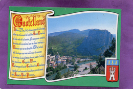 Delcampe - 04 CASTELLANE BLASON BEAU PLAN - Castellane