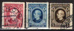 SLOVACCHIA - 1940 - EFFIGIE DI ANDREJ HLINKA - USATI - Used Stamps