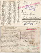 1915 - Konstantinowsk-Berlin, Kriegsgefangene Post, 2 Stk. - Lettres & Documents